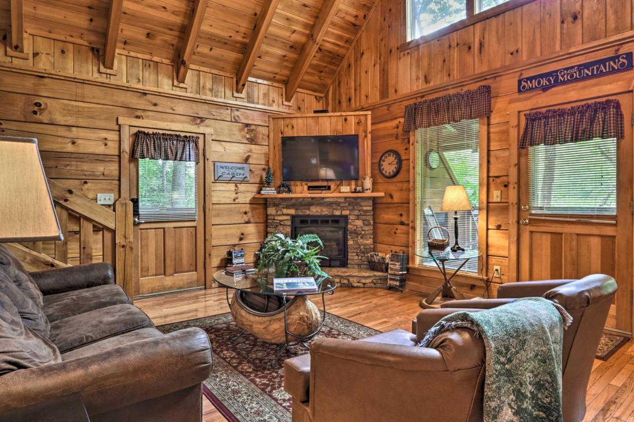 Gatlinburg Mountainside Escape With Deck And Hot Tub! Villa Exterior foto