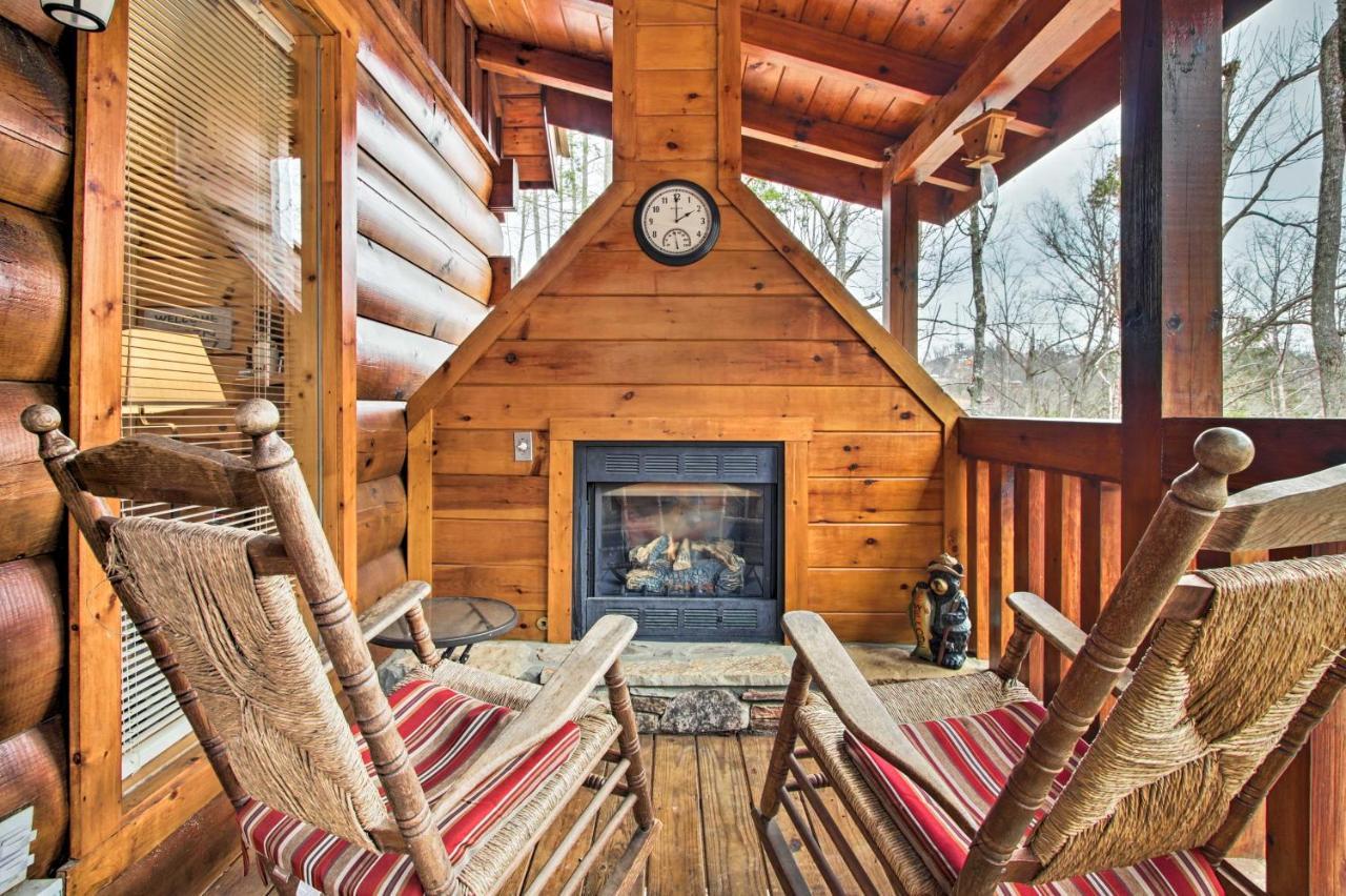 Gatlinburg Mountainside Escape With Deck And Hot Tub! Villa Exterior foto